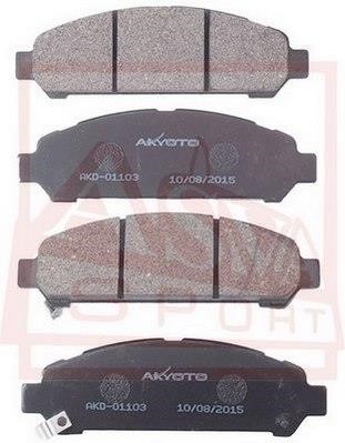 Asva AKD-01103 Front disc brake pads, set AKD01103