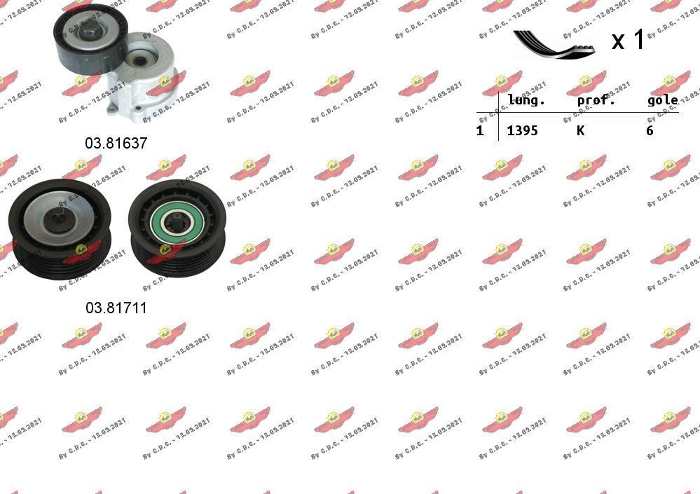 Autokit 06.0079 Drive belt kit 060079