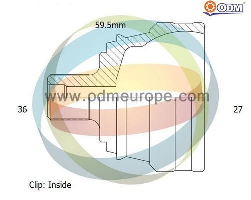 Odm-multiparts 12-211997 CV joint 12211997