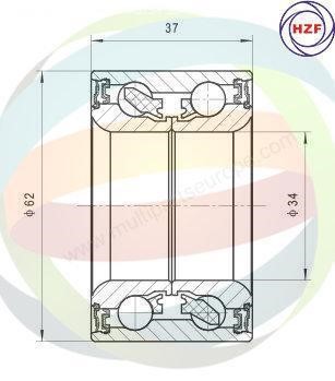 Odm-multiparts 70-210100 Wheel bearing kit 70210100