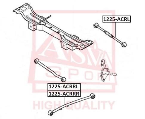 Asva 1225-ACRRR Track Control Arm 1225ACRRR