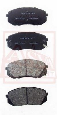 Asva AKD-12112 Front disc brake pads, set AKD12112