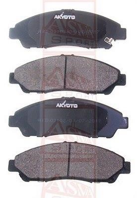 Asva AKD-03102 Brake Pad Set, disc brake AKD03102