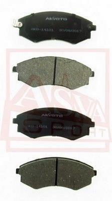 Asva AKD-14101 Front disc brake pads, set AKD14101