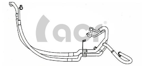 ACR 119293 High-/Low Pressure Line, air conditioning 119293
