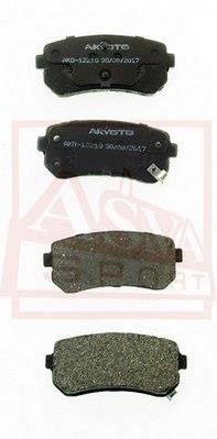 Asva AKD-12210 Rear disc brake pads, set AKD12210