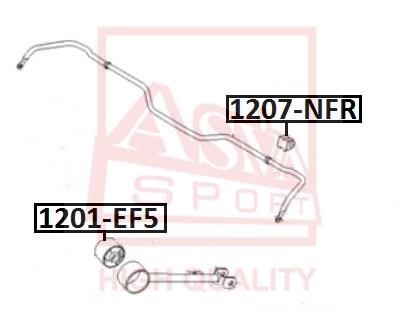 Asva 1207-NFR Bushings 1207NFR