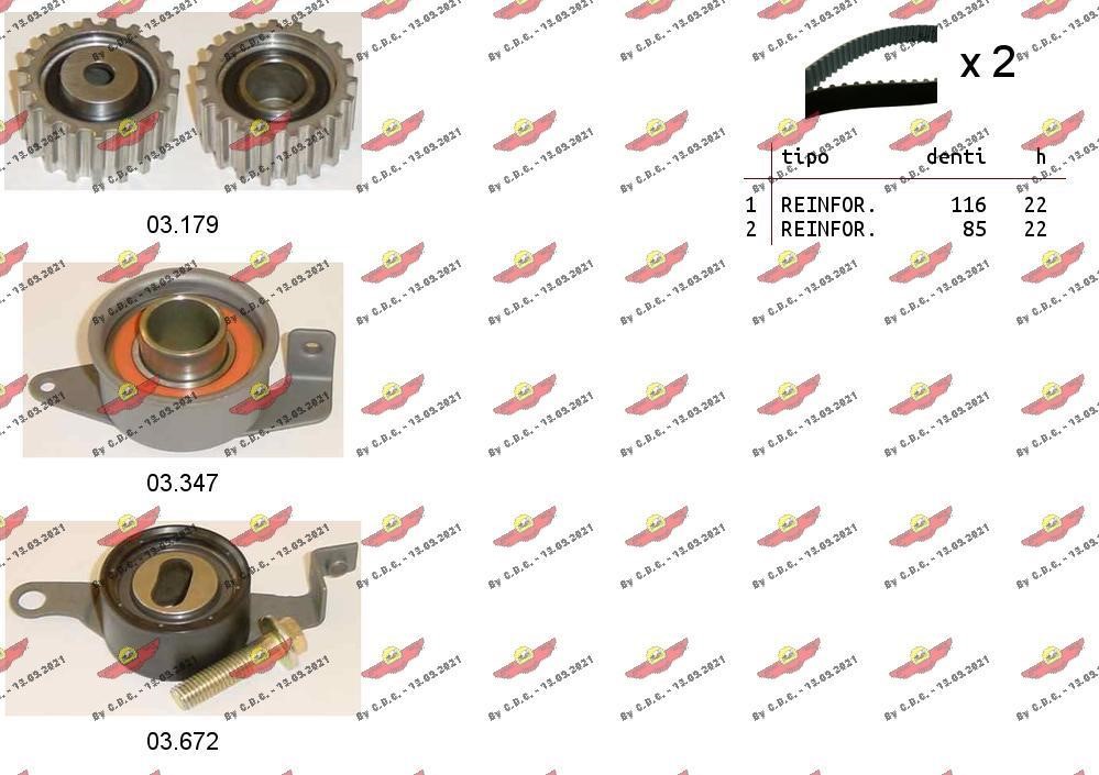 Autokit 04.5010 Timing Belt Kit 045010