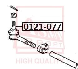 Asva 0121-077 Tie rod end outer 0121077