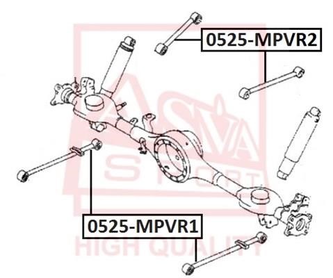 Asva 0525-MPVR1 Track Control Arm 0525MPVR1