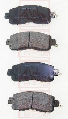 Asva AKD-02109 Brake Pad Set, disc brake AKD02109