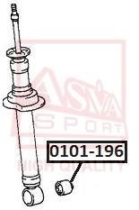 Asva 0101-196 Control Arm-/Trailing Arm Bush 0101196