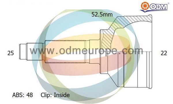 Odm-multiparts 12080692 CV joint 12080692