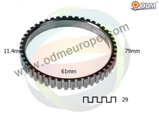 Odm-multiparts 26230003 Ring ABS 26230003