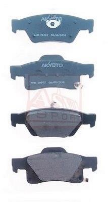 Asva AKD-20202 Rear disc brake pads, set AKD20202