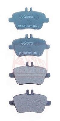 Asva AKD-16202 Rear disc brake pads, set AKD16202