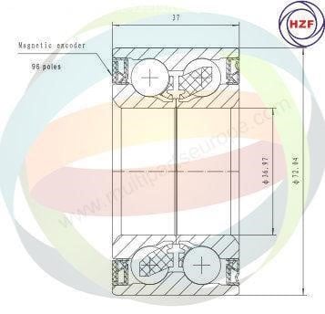 Odm-multiparts 70-290094 Wheel bearing kit 70290094