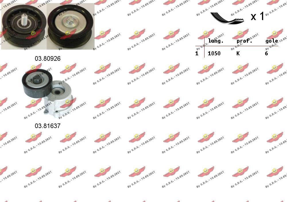 Autokit 06.0128 Drive belt kit 060128