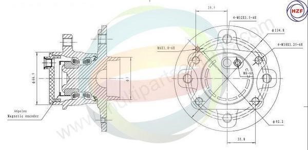 Odm-multiparts 70-160059 Wheel bearing kit 70160059