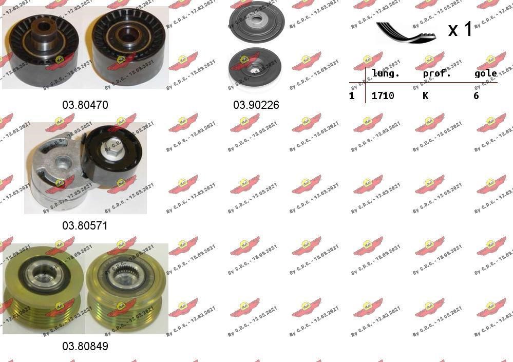 Autokit 06.0065 Drive belt kit 060065