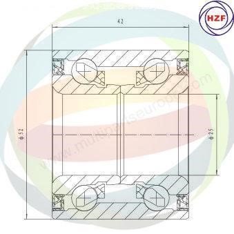 Odm-multiparts 70-230039 Wheel bearing kit 70230039