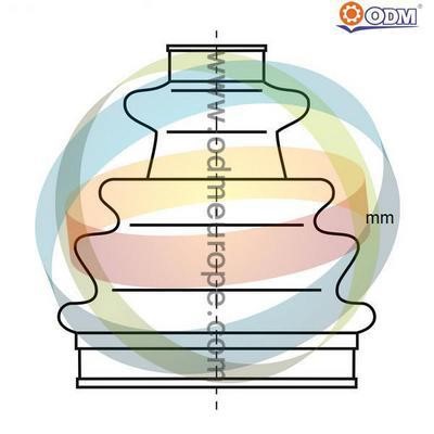 Odm-multiparts 21-994082 Bellow set, drive shaft 21994082