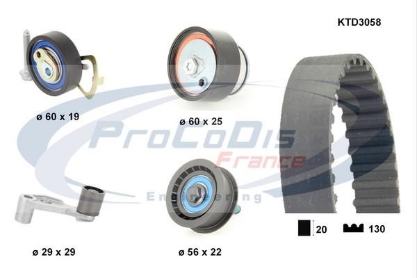 Procodis France KTD3058 Timing Belt Kit KTD3058