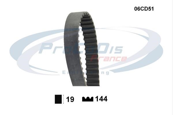 Procodis France 06CD51 Timing belt 06CD51