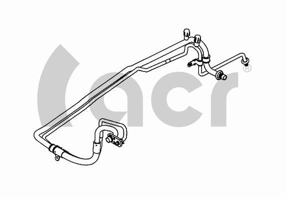 ACR 119258 High-/Low Pressure Line, air conditioning 119258