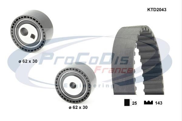 Procodis France KTD2043 Timing Belt Kit KTD2043