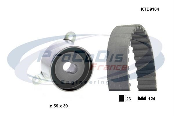Procodis France KTD9104 Timing Belt Kit KTD9104