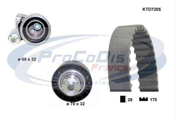 Procodis France KTD7205 Timing Belt Kit KTD7205