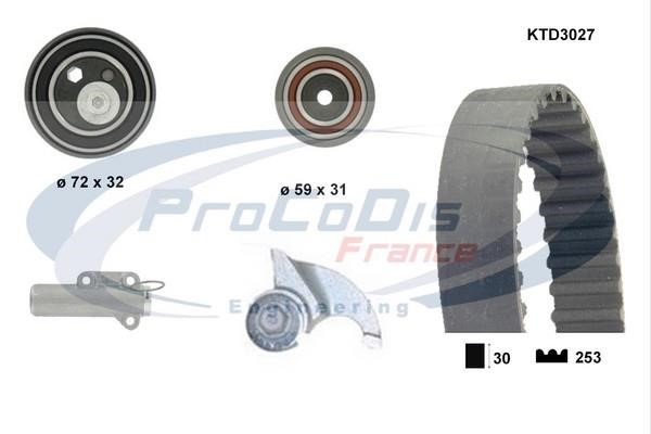 Procodis France KTD3027 Timing Belt Kit KTD3027