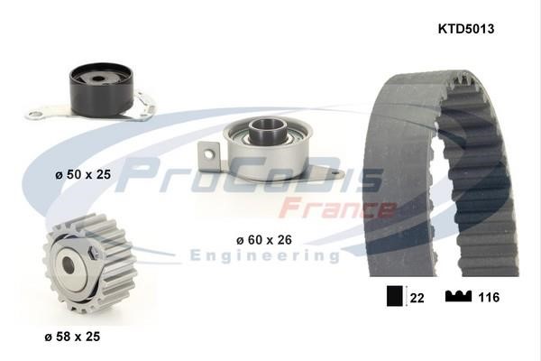 Procodis France KTD5013 Timing Belt Kit KTD5013