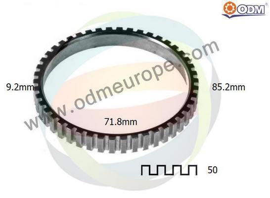 Odm-multiparts 26040011 Ring ABS 26040011