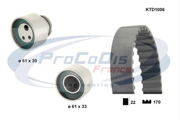 Procodis France KTD1006 Timing Belt Kit KTD1006
