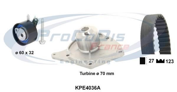  KPE4036A TIMING BELT KIT WITH WATER PUMP KPE4036A