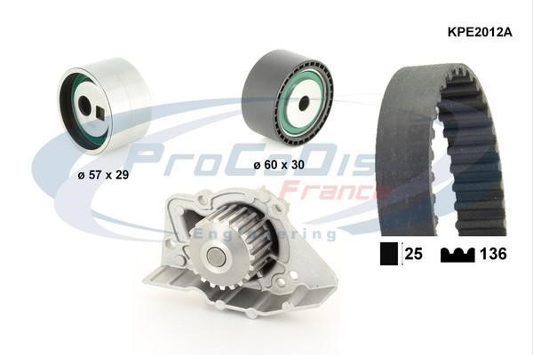  KPE2012A TIMING BELT KIT WITH WATER PUMP KPE2012A