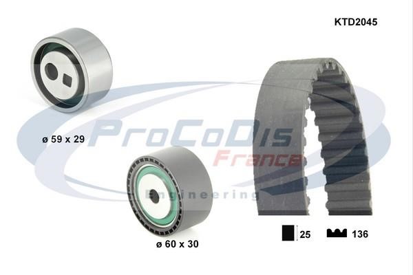 Procodis France KTD2045 Timing Belt Kit KTD2045