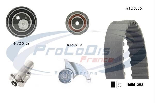 Procodis France KTD3035 Timing Belt Kit KTD3035