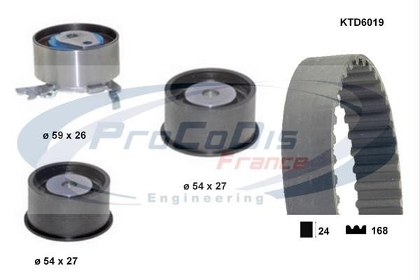 Procodis France KTD6019 Timing Belt Kit KTD6019