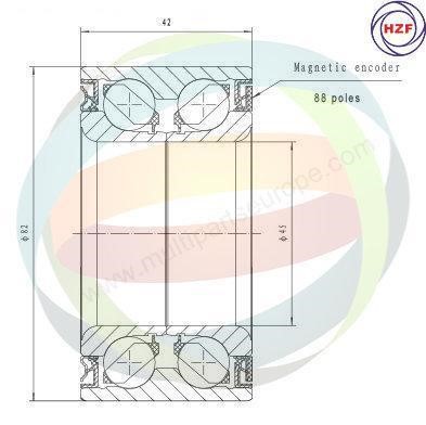 Odm-multiparts 70-010096 Wheel bearing kit 70010096