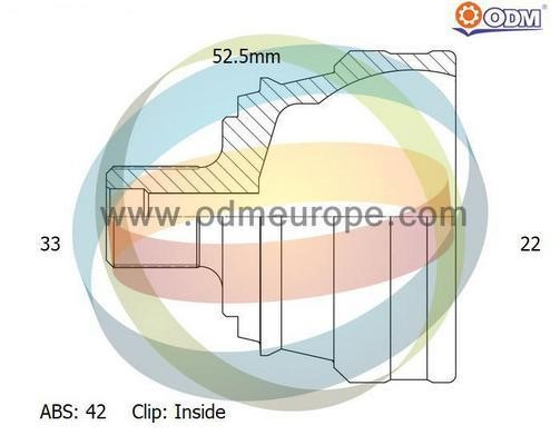 Odm-multiparts 12141461 CV joint 12141461
