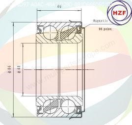 Odm-multiparts 70-040050 Wheel bearing kit 70040050