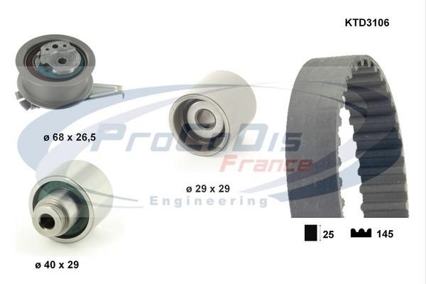 Procodis France KTD3106 Timing Belt Kit KTD3106