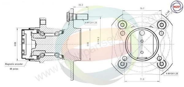 Odm-multiparts 70-060062 Wheel bearing kit 70060062