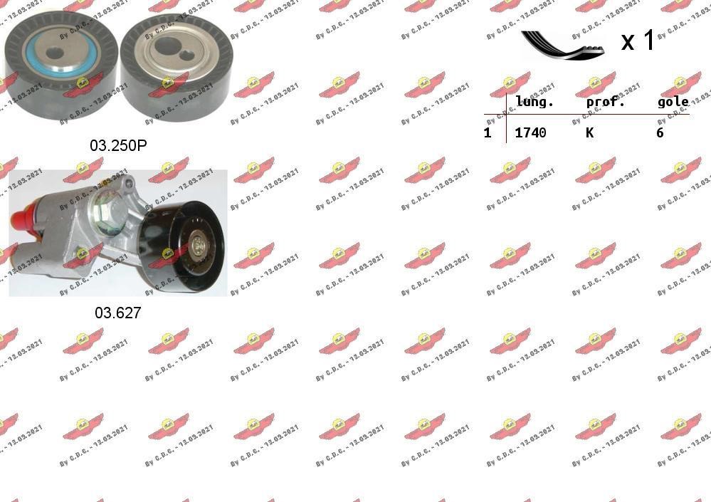 Autokit 06.0090 Drive belt kit 060090