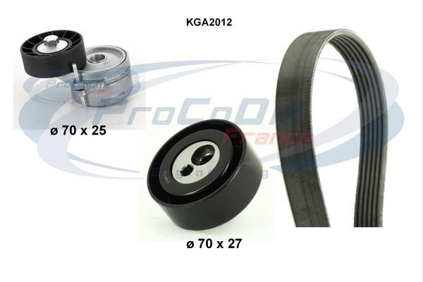 Procodis France KGA2012 Drive belt kit KGA2012