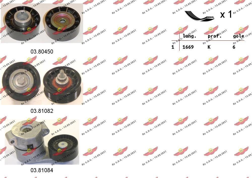 Autokit 06.0002 Drive belt kit 060002