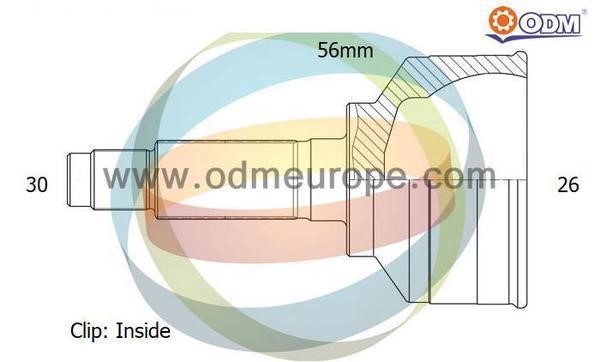 Odm-multiparts 12090230 CV joint 12090230
